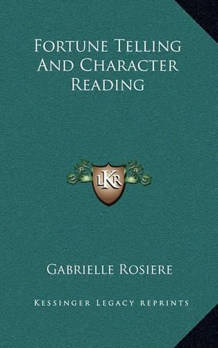 Cover image for Fortune Telling and Character Reading