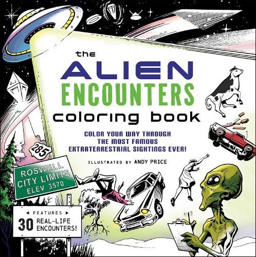 The Alien Encounters Coloring Book