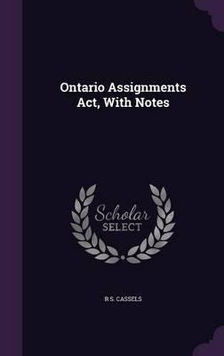 Cover image for Ontario Assignments ACT, with Notes