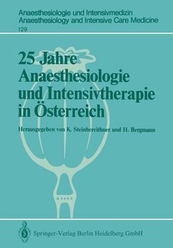 Cover image for 25 Jahre Anaesthesiologie Und Intensivtherapie in OEsterreich