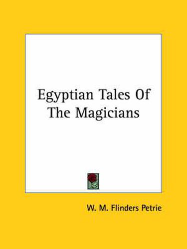 Cover image for Egyptian Tales of the Magicians