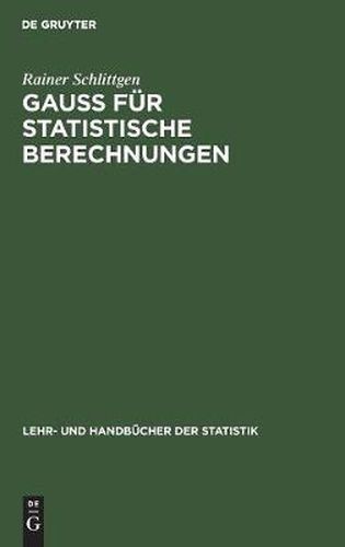 Cover image for GAUSS fur statistische Berechnungen