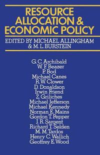 Cover image for Resource Allocation and Economic Policy