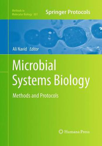 Cover image for Microbial Systems Biology: Methods and Protocols