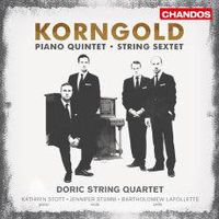 Cover image for Korngold String Sextet Piano Quartet
