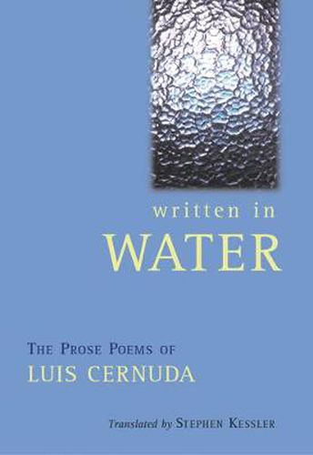 Cover image for Written In Water: The Collected Prose Poems