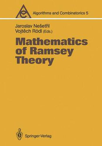 Cover image for Mathematics of Ramsey Theory