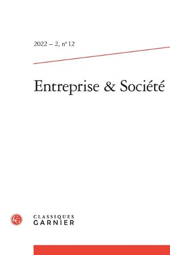 Cover image for Entreprise & Societe. 2022 - 2, N12