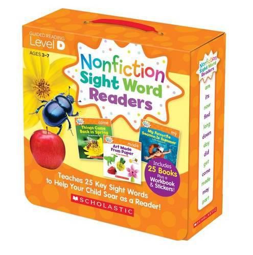 Cover image for Nonfiction Sight Word Readers: Guided Reading Level D (Parent Pack): Teaches 25 Key Sight Words to Help Your Child Soar as a Reader!