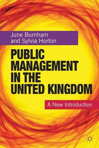 Cover image for Public Management in the United Kingdom: A New Introduction