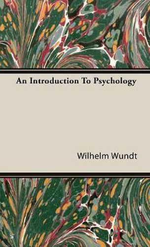 Cover image for An Introduction to Psychology