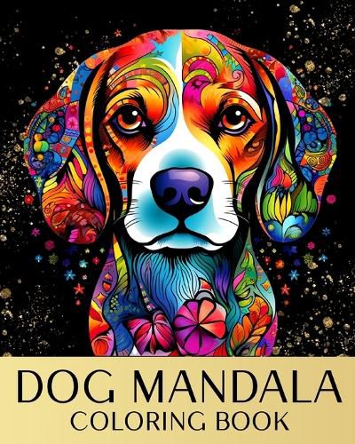 Cover image for Dog Mandala Coloring Book