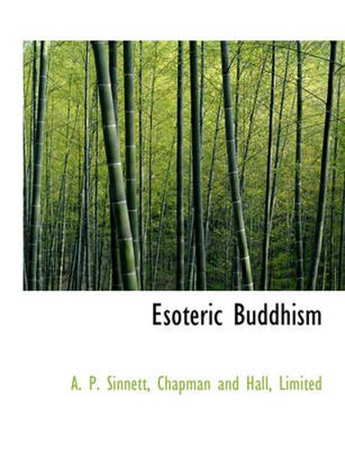 Cover image for Esoteric Buddhism