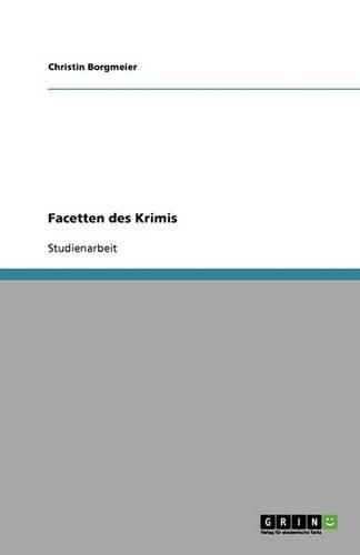 Cover image for Facetten des Krimis