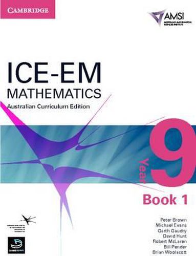 ICE-EM Mathematics Australian Curriculum Edition Year 9 Book 1