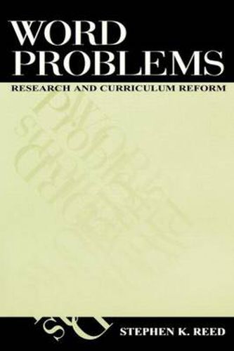 Cover image for Word Problems: Research and Curriculum Reform