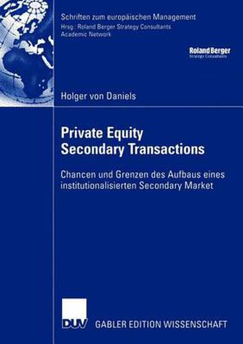 Cover image for Private Equity Secondary Transactions