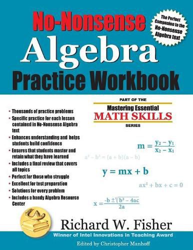 No-Nonsense Algebra Practice Workbook