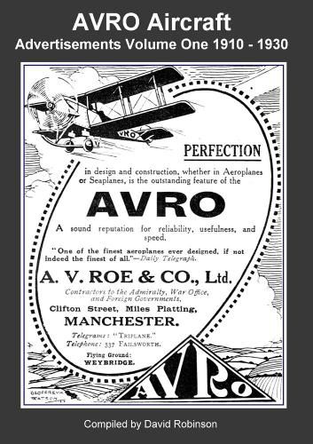 Cover image for AVRO Aircraft Advertisements Volume One 1910 - 1930
