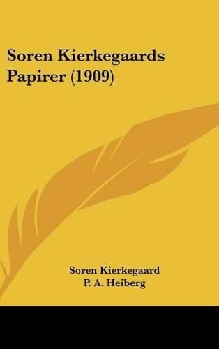 Cover image for Soren Kierkegaards Papirer (1909)