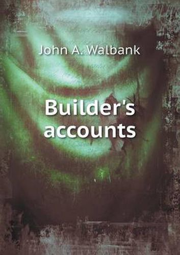 Cover image for Builder's accounts