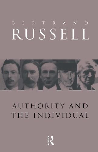 Cover image for Authority and the Individual