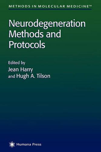 Cover image for Neurodegeneration Methods and Protocols