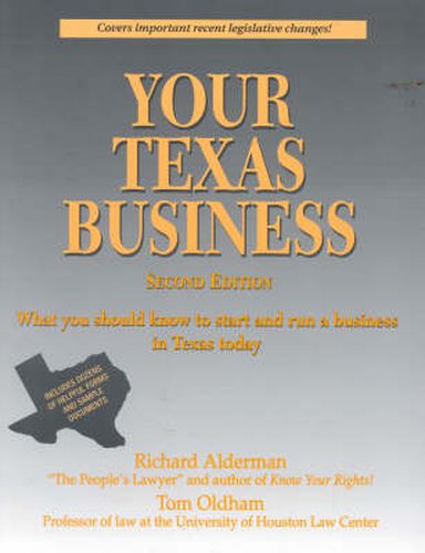 Cover image for Your Texas Business: Everything You Should Know to Start and Run a Business in Texas Today