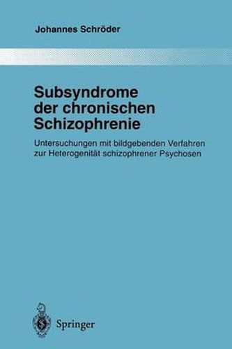 Cover image for Subsyndrome der Chronischen Schizophrenie