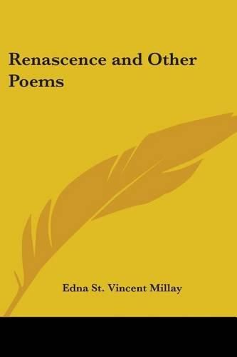 Cover image for Renascence and Other Poems