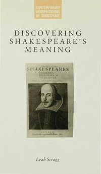 Cover image for Discovering Shakespeare's Meaning