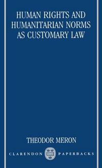 Cover image for Human Rights and Humanitarian Norms as Customary Law