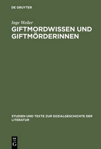 Cover image for Giftmordwissen und Giftmoerderinnen