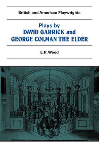 Cover image for Plays by David Garrick and George Colman the Elder