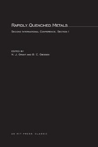 Cover image for Rapidly Quenched Metals: Second International Conference Section I