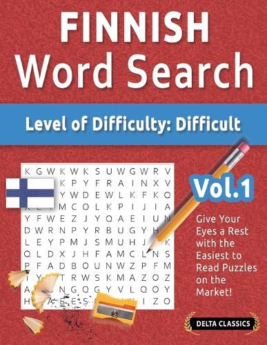 Cover image for Finnish Word Search - Level of Difficulty