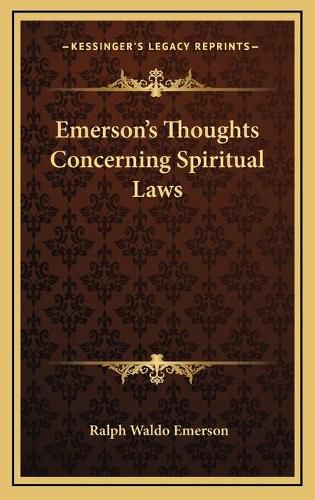 Cover image for Emerson's Thoughts Concerning Spiritual Laws