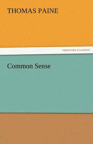 Cover image for Common Sense
