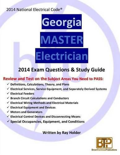 Cover image for Georgia 2014 Master Electrician Study Guide