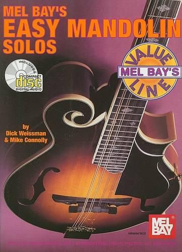 Cover image for Easy Mandolin Solos Book/Cd Set