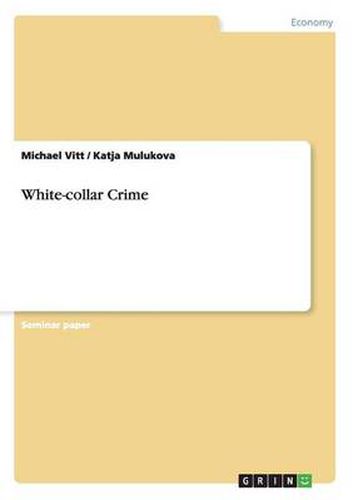 Cover image for White-collar Crime