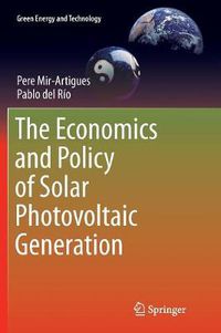 Cover image for The Economics and Policy of Solar Photovoltaic Generation