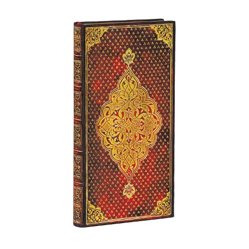 Cover image for Golden Trefoil Slim Lined Journal (Elastic Band Closure)