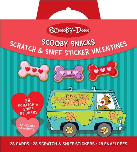 Scooby-Doo: Scooby Snacks Scratch & Sniff Sticker Valentines