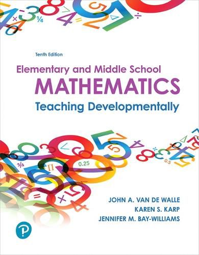 Cover image for Elementary and Middle School Mathematics: Teaching Developmentally