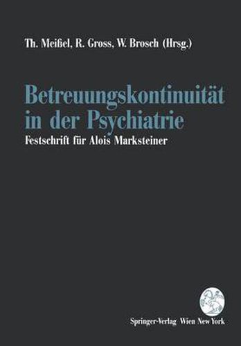 Cover image for Betreuungskontinuitat in Der Psychiatrie