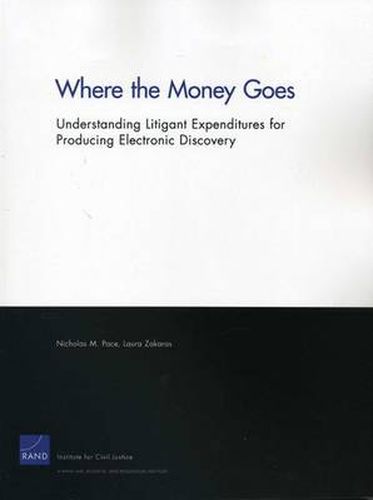 Cover image for Where the Money Goes: Understanding Litigant Expenditures for Producing Electronic Discovery