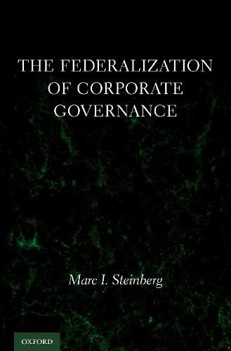 Cover image for The Federalization of Corporate Governance