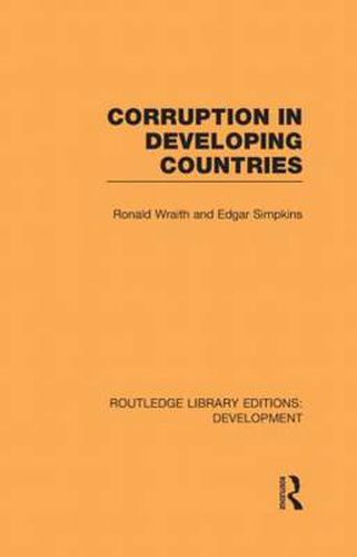 Cover image for Corruption in Developing Countries