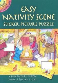 Cover image for Easy Nativity Scene Sticker Picture Puzzle